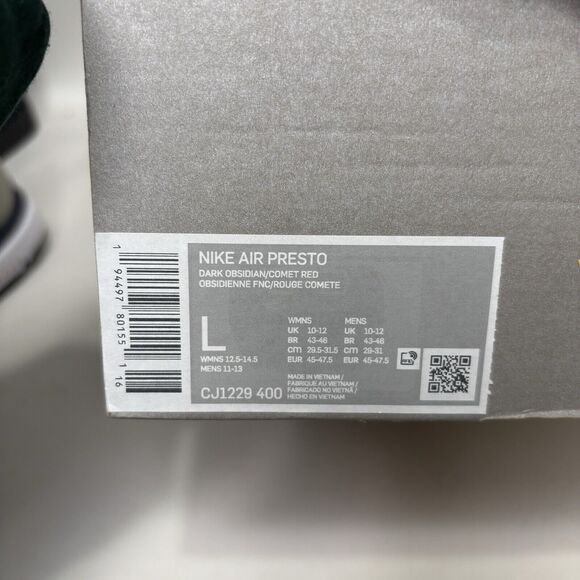 Nike Shoes Air Presto “USA/Dark Obsidian Comet Red” 2024 main image 7